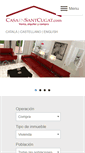 Mobile Screenshot of casaensantcugat.com